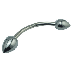Generique Stimulateur de prostate en métal Double Head 25cm